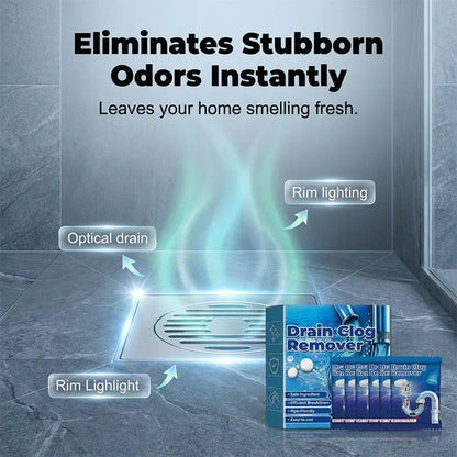 Powerful Drain Unclogging Tablets for Kitchen and Bathroom Pipes
